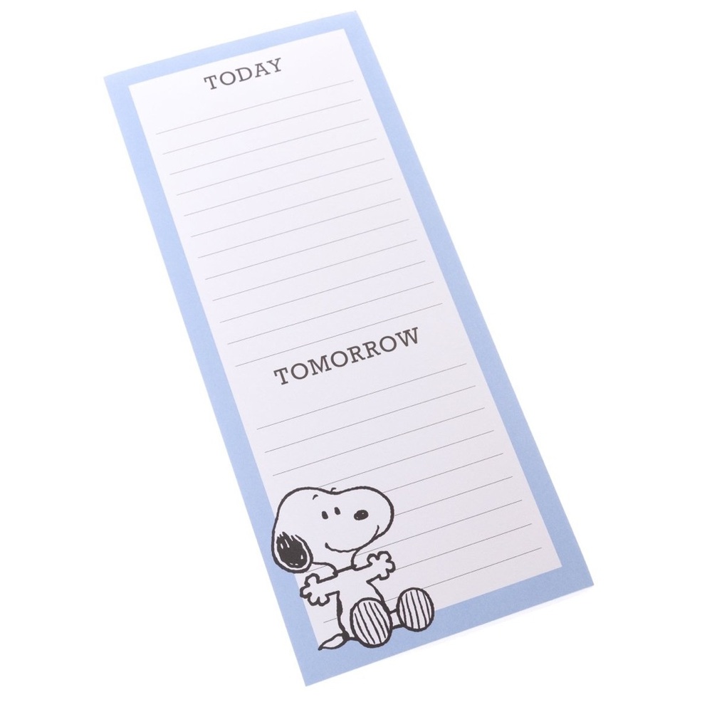 Snoopy Peanuts To Do Notepad Set - Picture 3 of 10